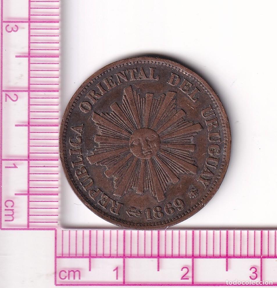Monedas antiguas de Am&eacute;rica: CR5070 MONEDA 1 CENTESIMO URUGUAY PARIS 1869