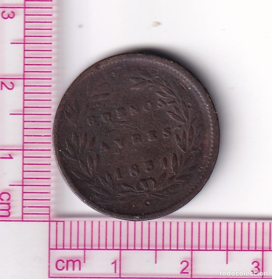 Monedas antiguas de Am&eacute;rica: CR5072 MONEDA 5/10 DE REAL PROVINCIA DE BUENOS AIRES 1831