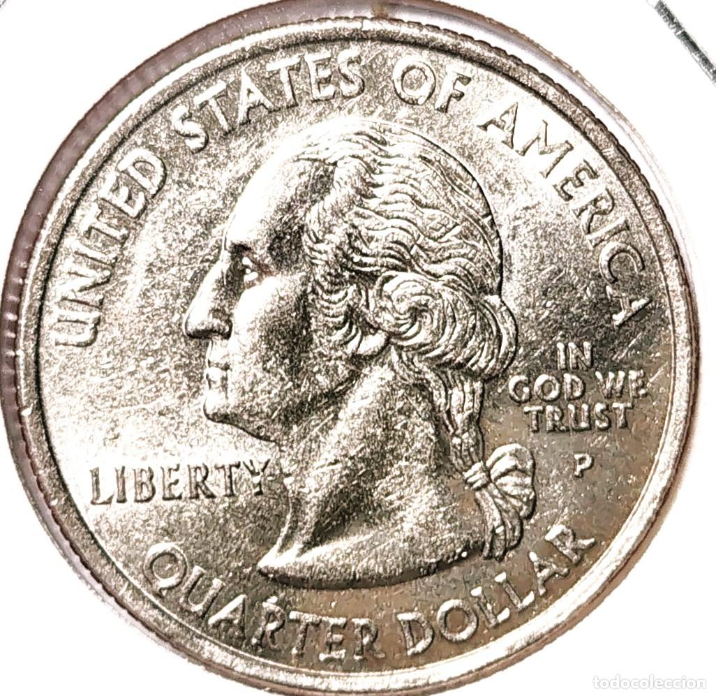 Monedas antiguas de Am&eacute;rica: ESTADOS UNIDOS (1981-) - 25 CENTAVOS 2008 P - G. WASHINGTON - ESTADO DE OKLAHOMA - A - 5,67 GR. COBR