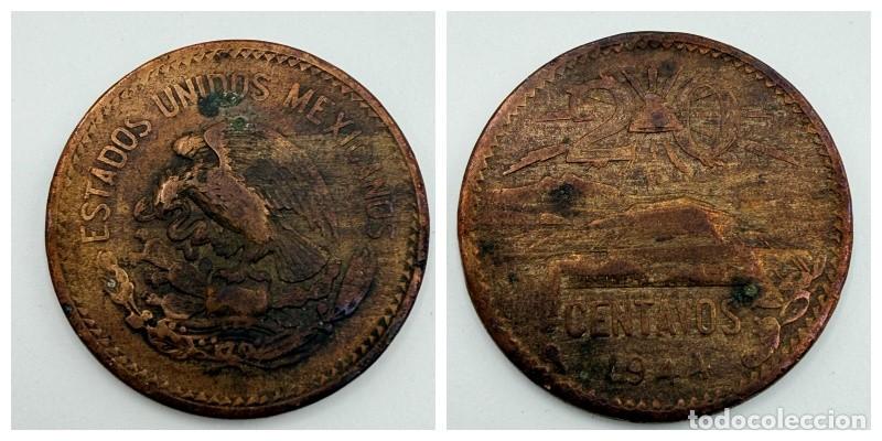 Monedas antiguas de Am&eacute;rica: MONEDA. M&Eacute;XICO. 20 CENTAVOS. 1944. VER FOTOS