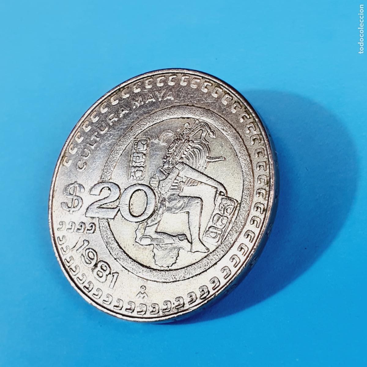Monedas antiguas de Am&eacute;rica: MONEDA-M&Eacute;XICO-20 PESOS-1981-CANTO ESCRITO : LIBERTAD INDEPENDENCIA-VER FOTOGRAF&Iacute;AS-EXCELENTE.