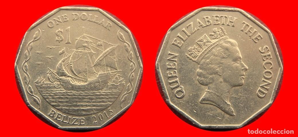 Monedas antiguas de Am&eacute;rica: 1 DOLAR 2015 BELIZE-156192