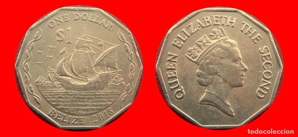 Monedas antiguas de Am&eacute;rica: 1 DOLAR 2018 BELIZE-156193