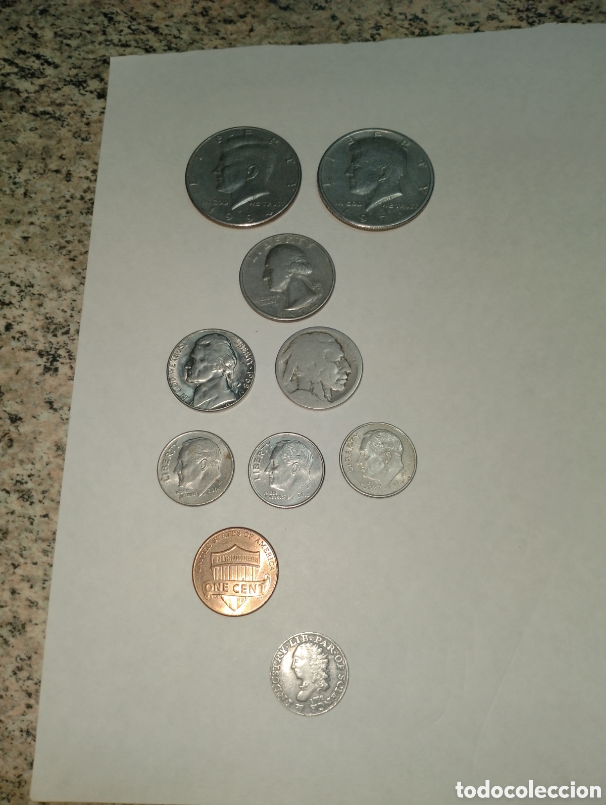 Monedas antiguas de Am&eacute;rica: Lote de monedas de los EE UU - Foto 2