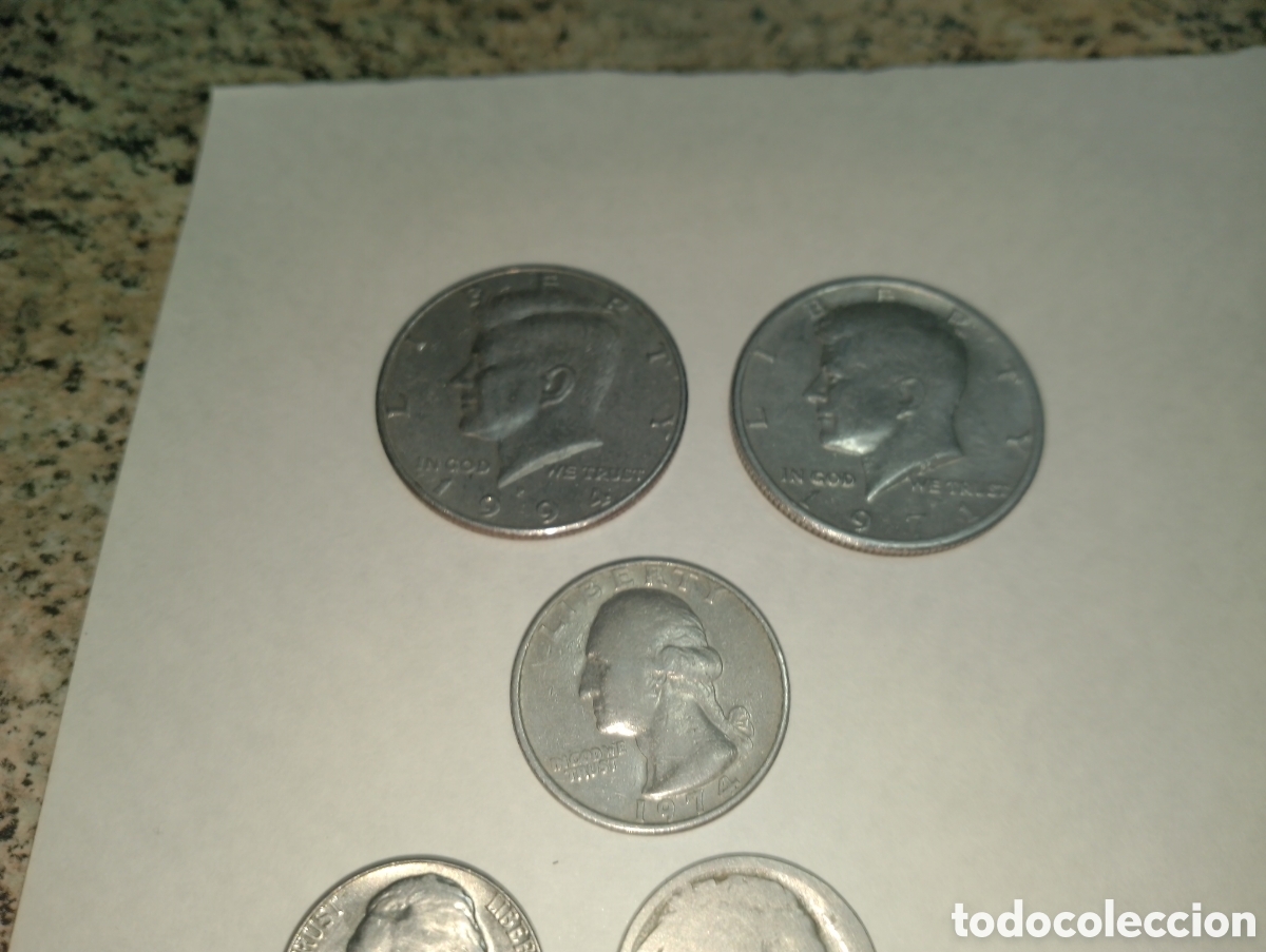 Monedas antiguas de Am&eacute;rica: Lote de monedas de los EE UU - Foto 5