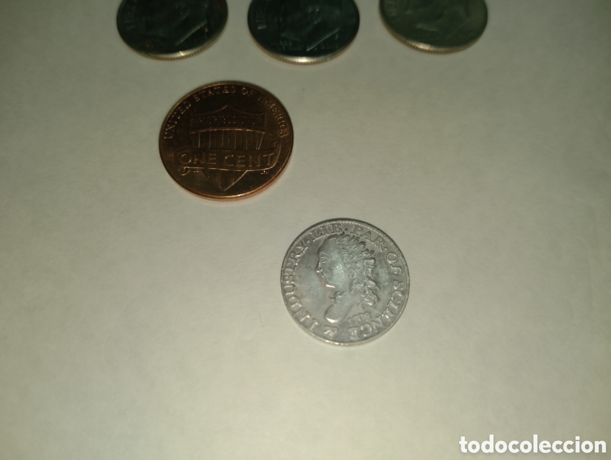 Monedas antiguas de Am&eacute;rica: Lote de monedas de los EE UU - Foto 7