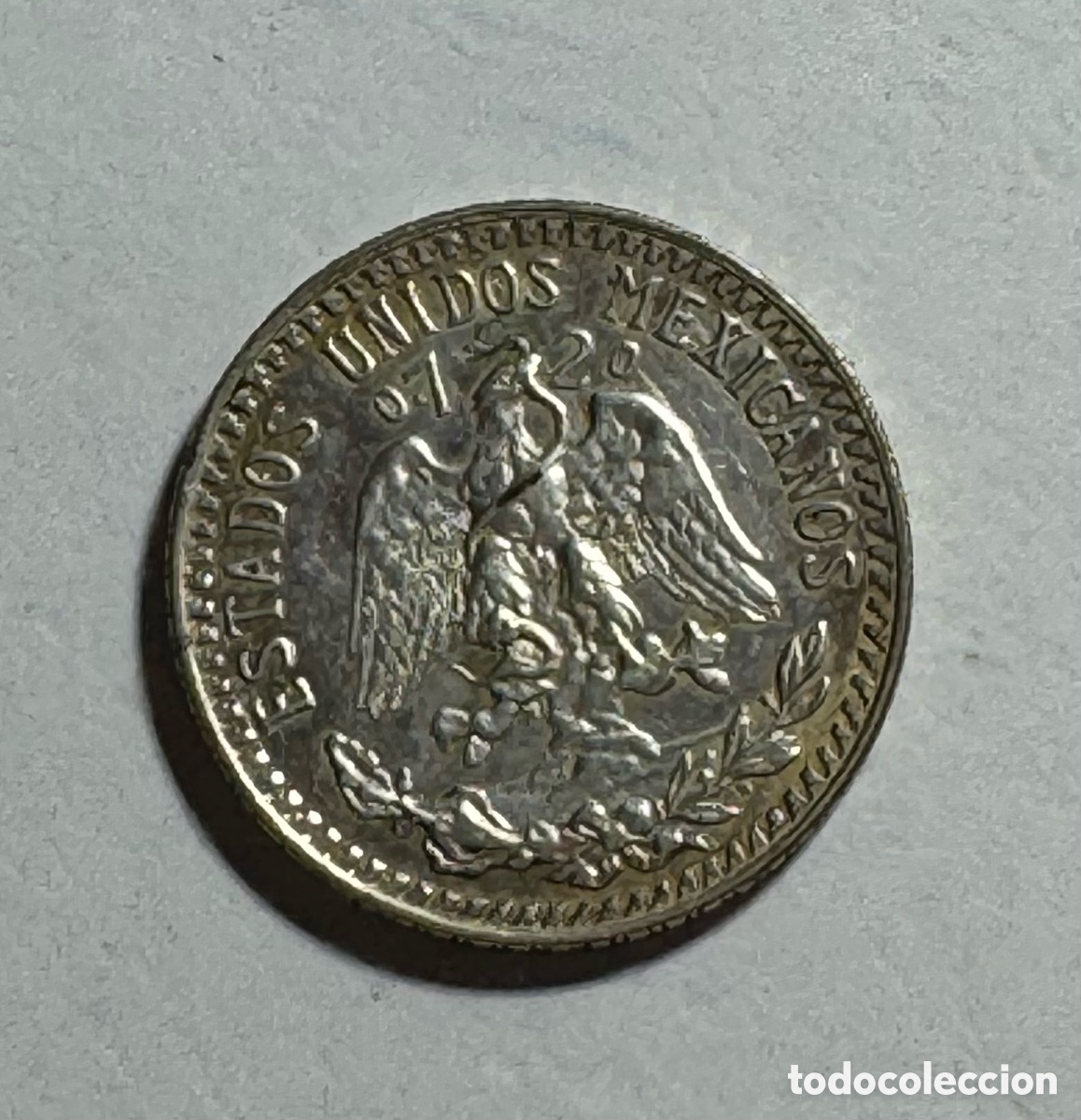 Monedas antiguas de Am&eacute;rica: 20 centavos de plata. M&eacute;xico 1841.