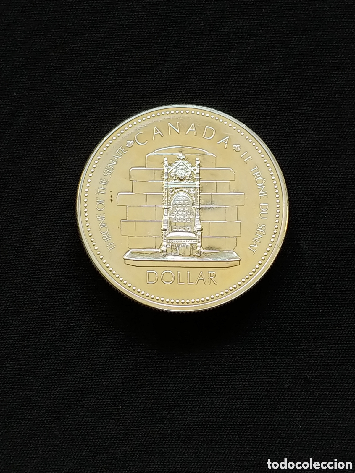 Monedas antiguas de Am&eacute;rica: Canad&aacute;, 1 Dollar 1977, plata .500 mls., S/C