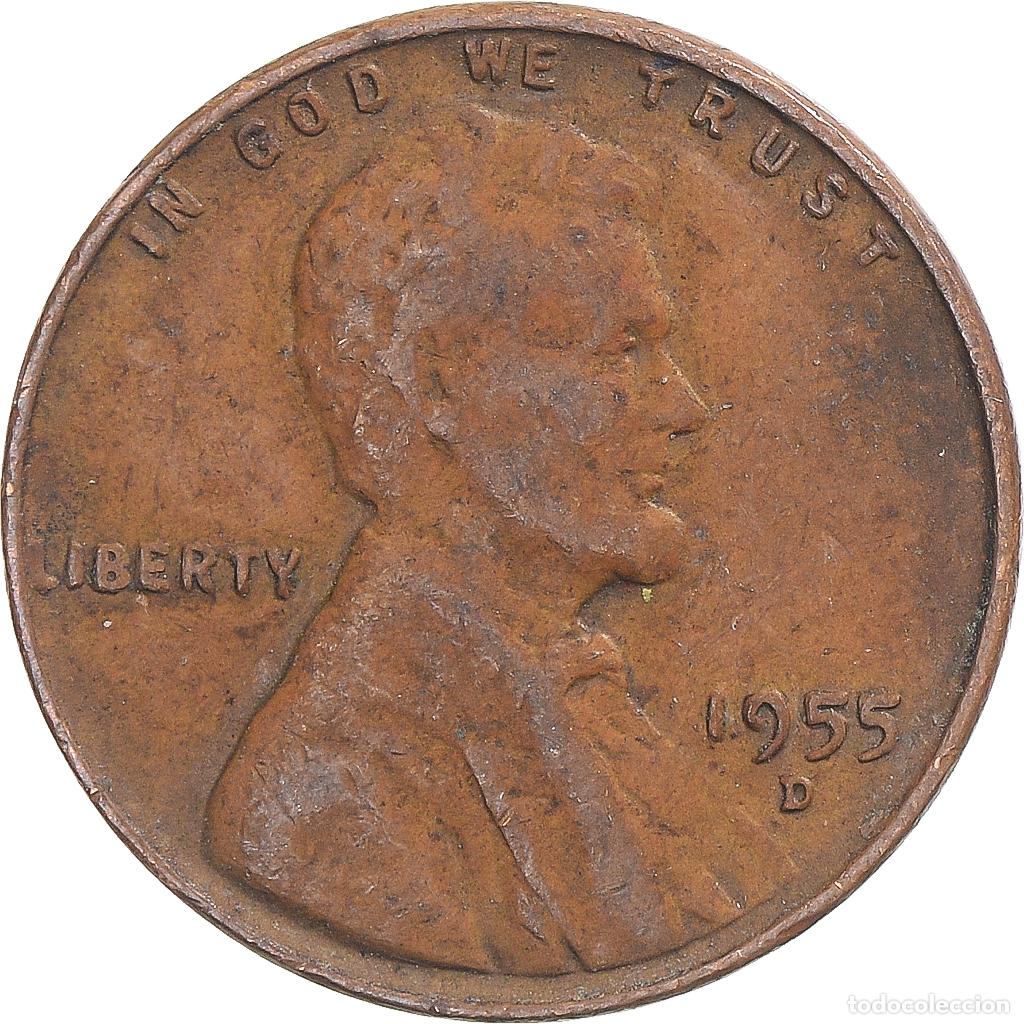 Monedas antiguas de Am&eacute;rica: [#1343352] Moneda, Estados Unidos, Cent, 1955
