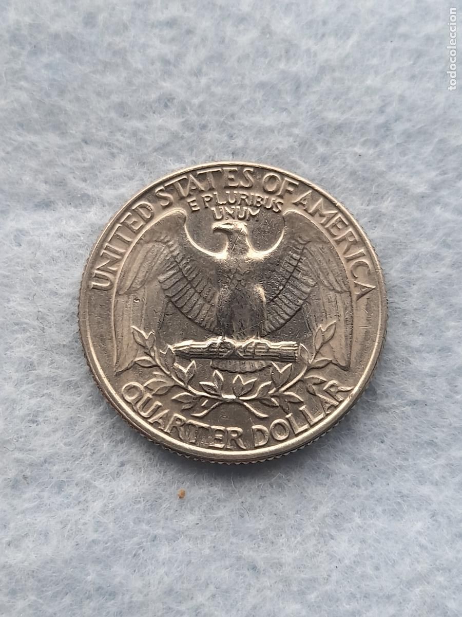 Alte M&uuml;nzen aus Amerika: USA. 1/4 D&oacute;lar. A&ntilde;o 1983 P. Sc-.