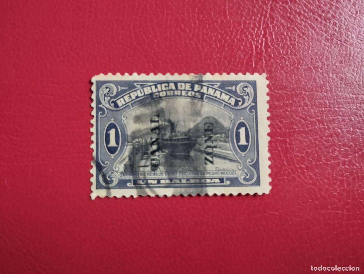 Monedas antiguas de Am&eacute;rica: REP&Uacute;BLICA DE PANAM&Aacute;, A&Ntilde;O 1920, SCOTT#59, USADO. 1 BALBOA, CARBONERO NEREUS EN EL CANAL