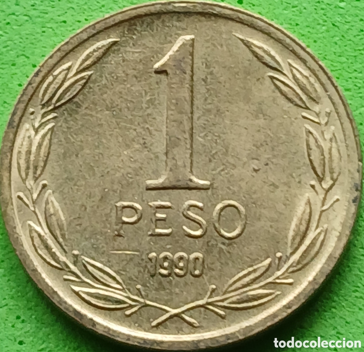 Monedas antiguas de Am&eacute;rica: Chile 1 peso 1990 km#216
