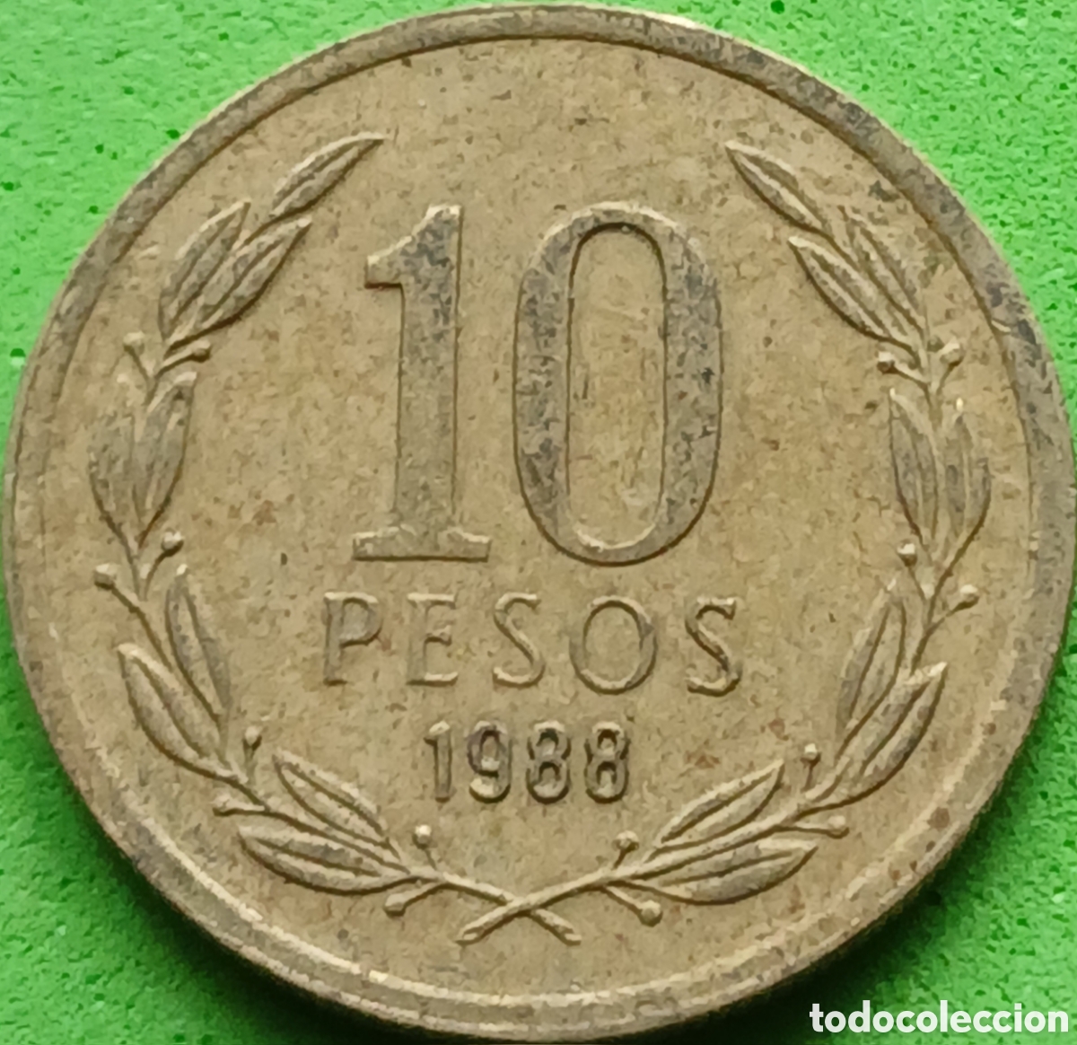 Monedas antiguas de Am&eacute;rica: Chile 10 pesos 1988 km#218
