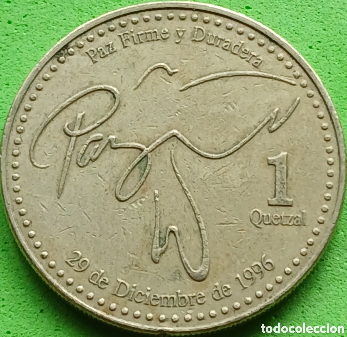 Monedas antiguas de Am&eacute;rica: Guatemala 1 quetzal 2006 km#284