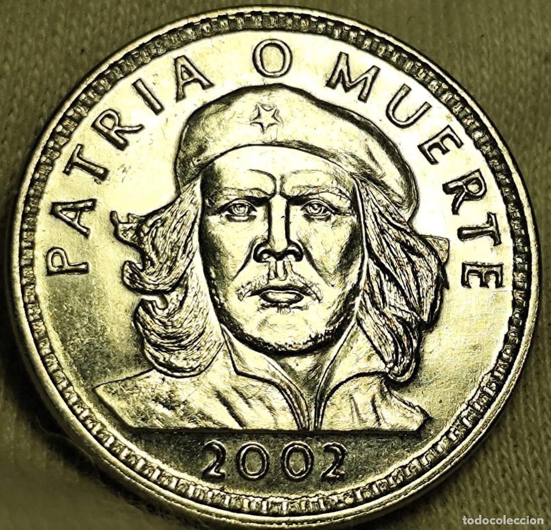 Alte M&uuml;nzen aus Amerika: Cuba 3 pesos, 2002, Ernesto &rdquo;Ch&eacute;&rdquo; Guevara. Lote 1510