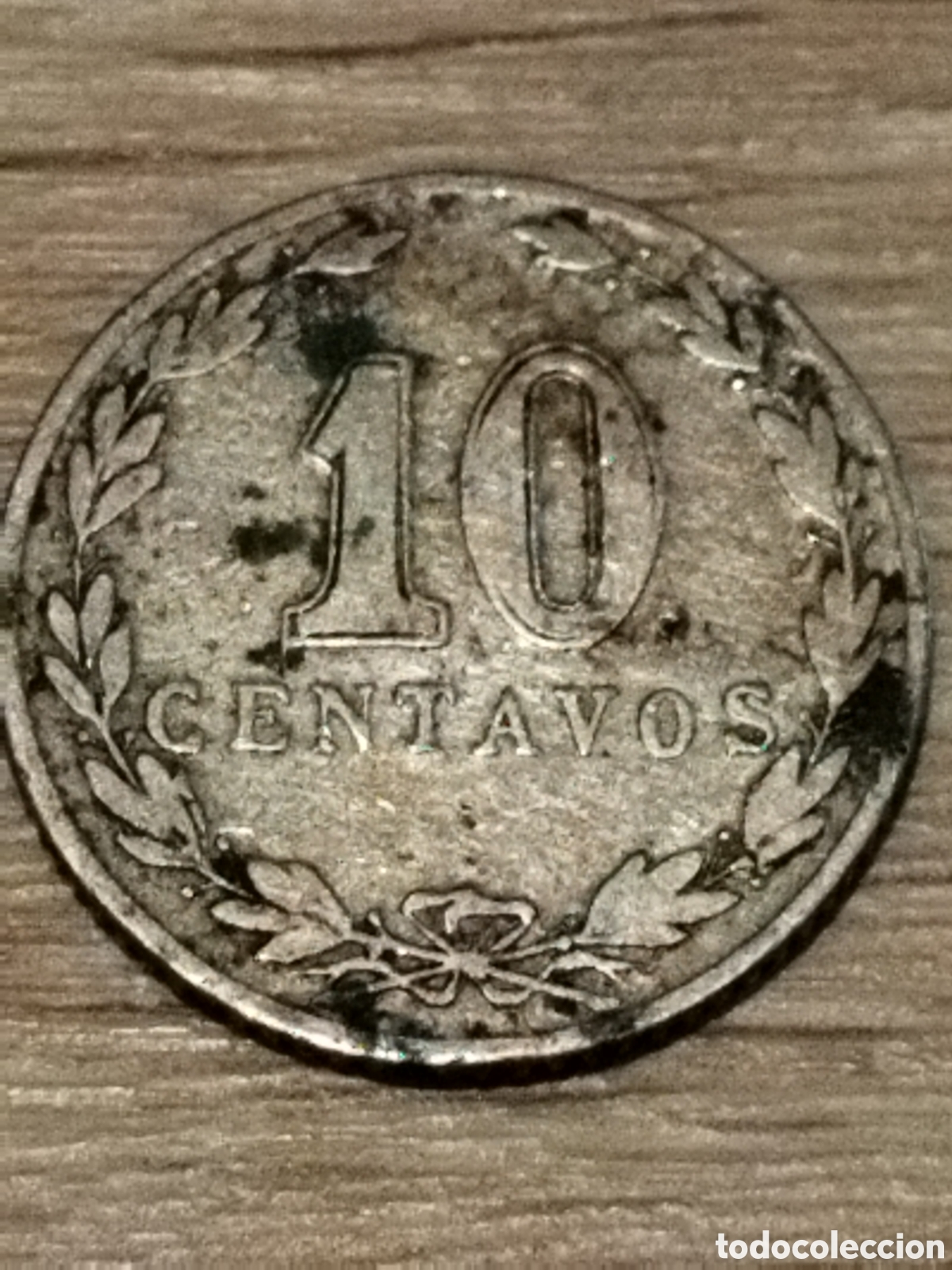 Monedas antiguas de Am&eacute;rica: Argentina moneda de 10 centavos de 1905 km#35