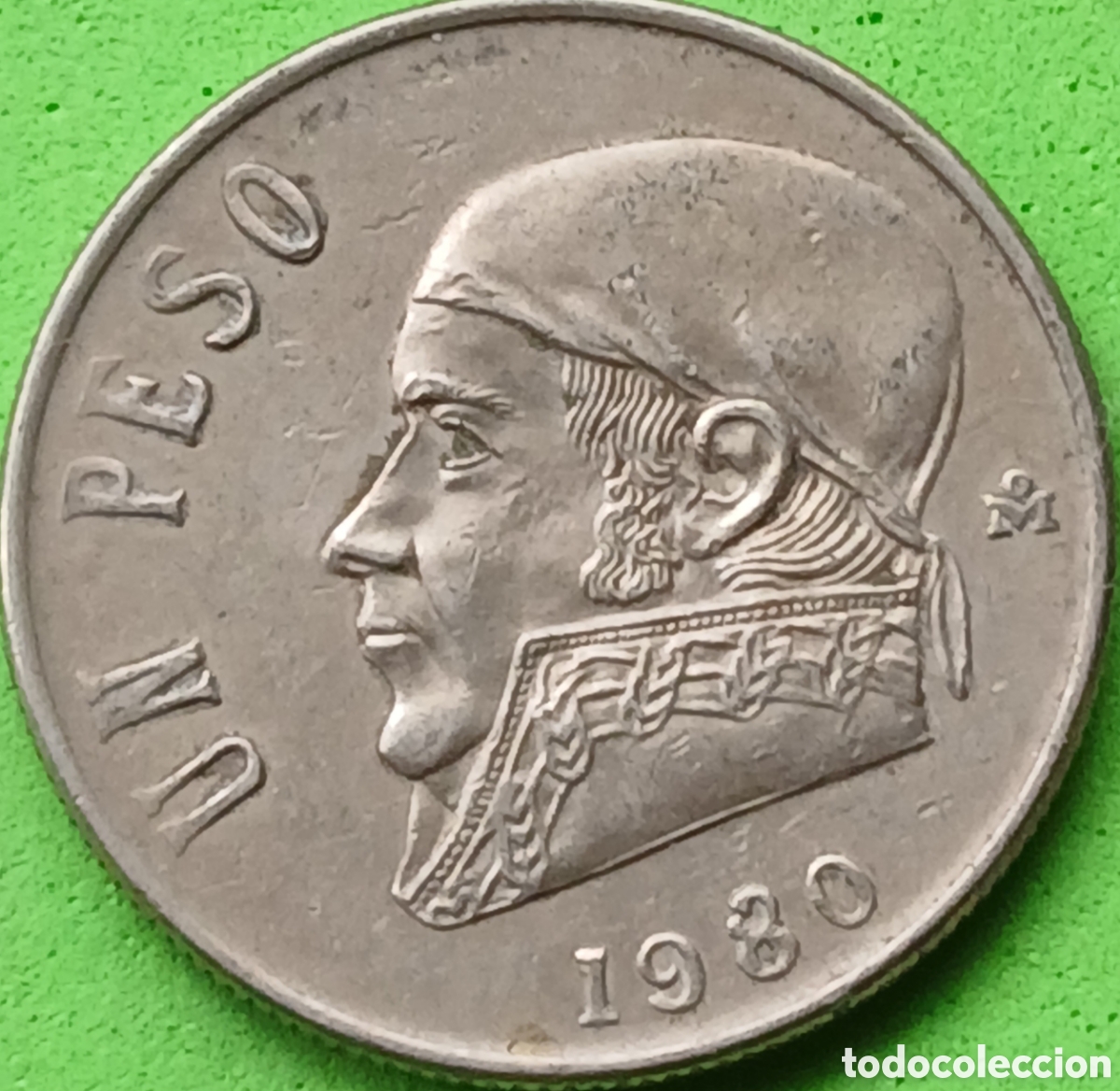 Monedas antiguas de Am&eacute;rica: M&eacute;xico 1 peso 1980 km#460