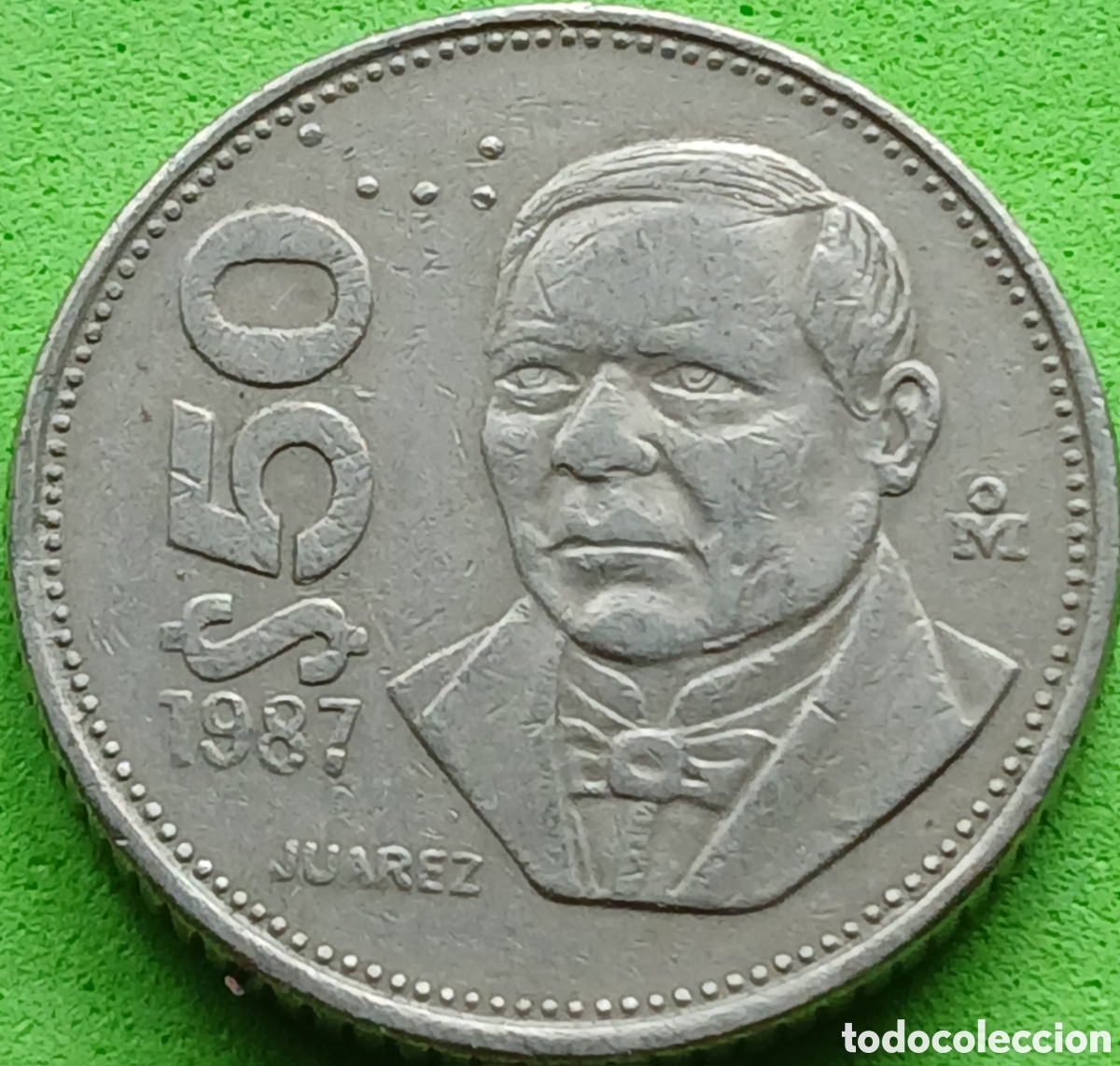 Monedas antiguas de Am&eacute;rica: M&eacute;xico 50 pesos 1987 km#495