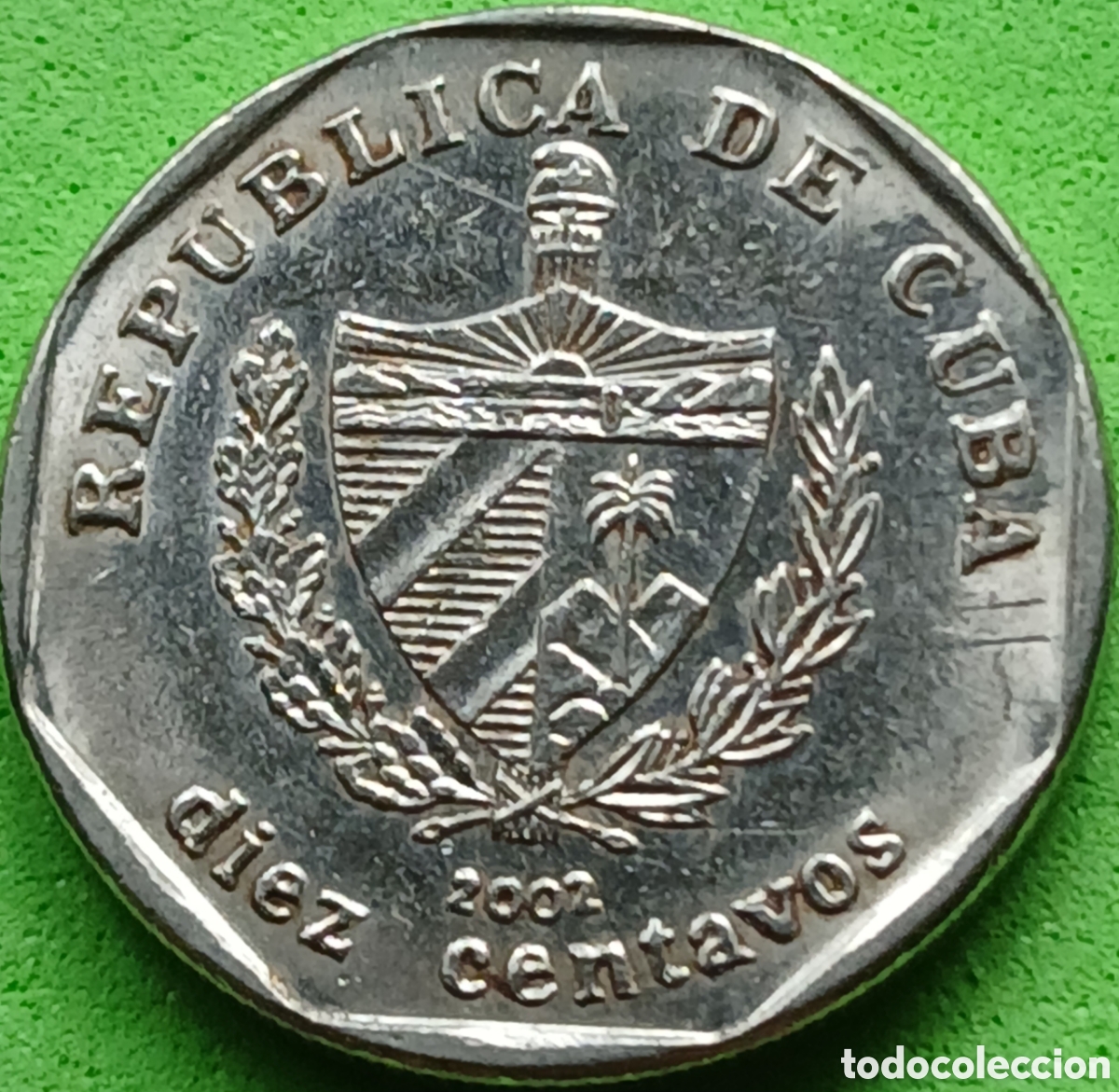 Monedas antiguas de Am&eacute;rica: Cuba 10 centavos 2002 km#576 - Foto 2