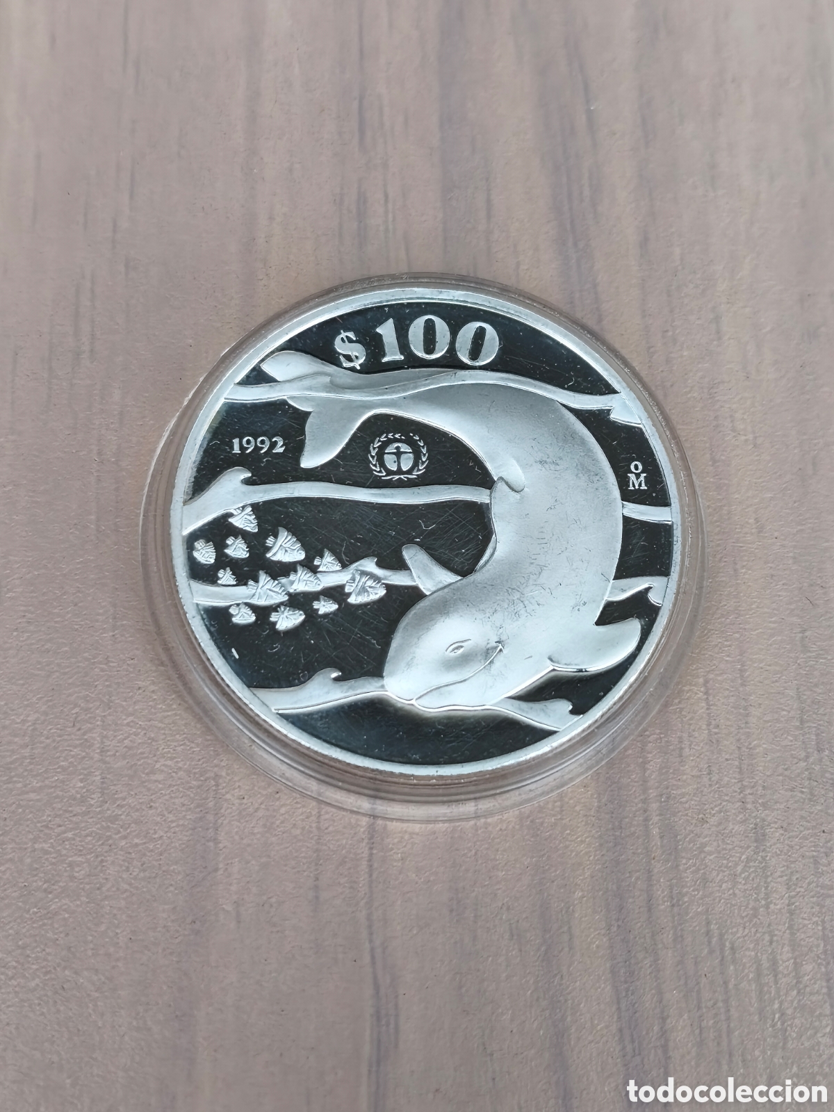 Alte M&uuml;nzen aus Amerika: 100 pesos M&eacute;xico 1992 plata 0.999 proof