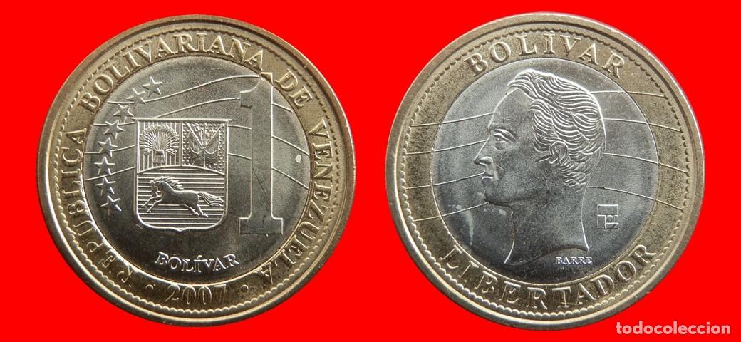 Monedas antiguas de Am&eacute;rica: 1 BOLIVAR 2007 SIN CIRCULAR VENEZUELA-9996SC