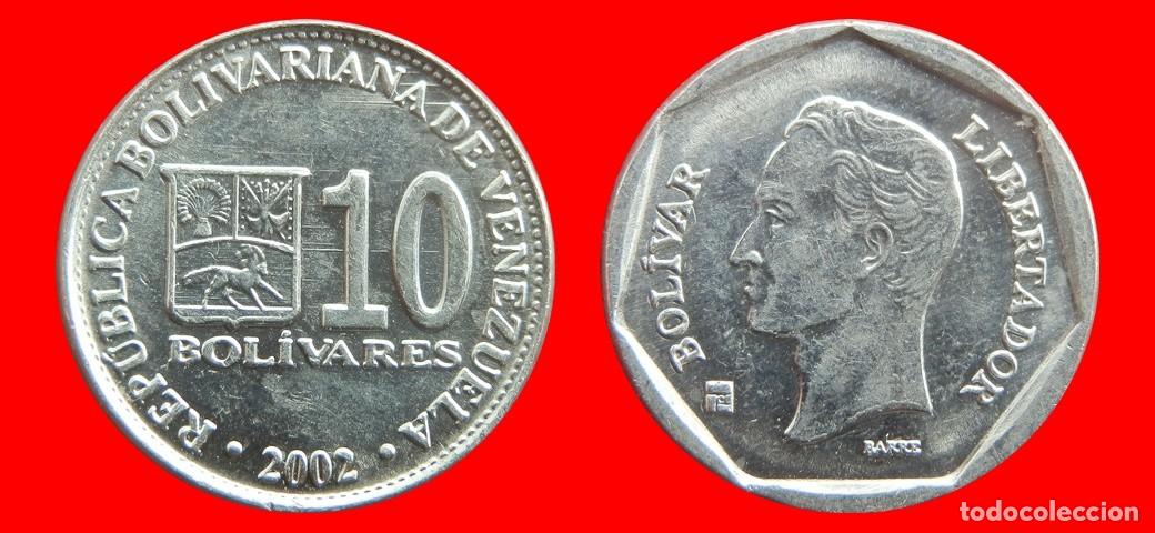 Monedas antiguas de Am&eacute;rica: 10 BOLIVARES 2002 SIN CIRCULAR VENEZUELA-9997SC