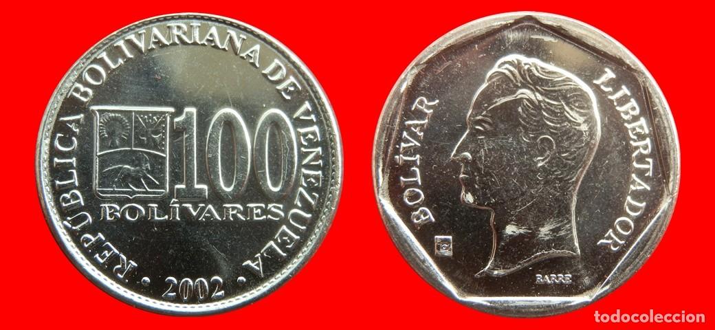 Monedas antiguas de Am&eacute;rica: 100 BOLIVARES 2002 SIN CIRCULAR VENEZUELA-9998SC