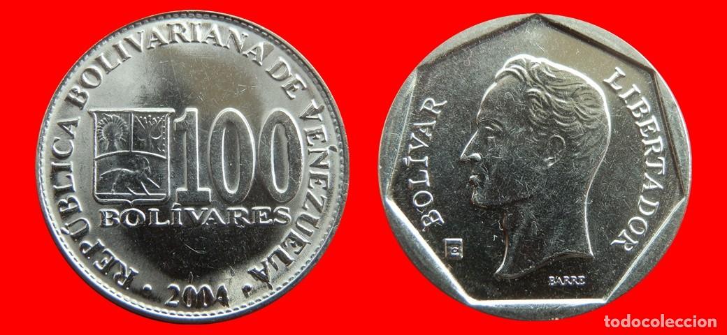 Monedas antiguas de Am&eacute;rica: 100 BOLIVARES 2004 SIN CIRCULAR VENEZUELA-9999SC