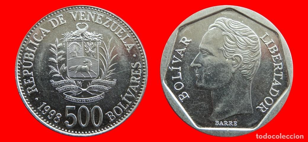 Monedas antiguas de Am&eacute;rica: 500 BOLIVARES 1998 SIN CIRCULAR VENEZUELA-10000SC