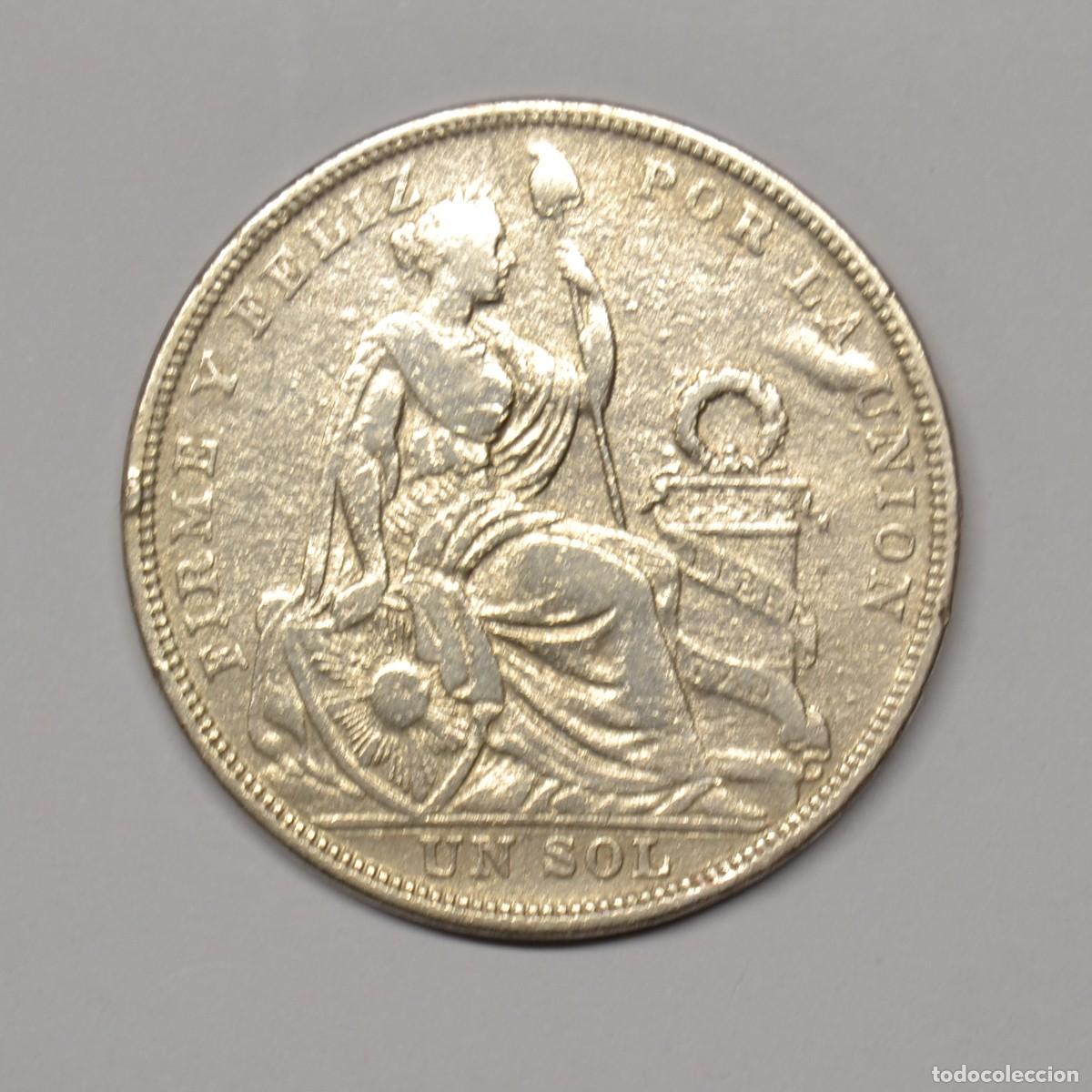 Monedas antiguas de Am&eacute;rica: PER&Uacute; - 1 SOL 1923 PLATA - LIMA - LOTE 5746