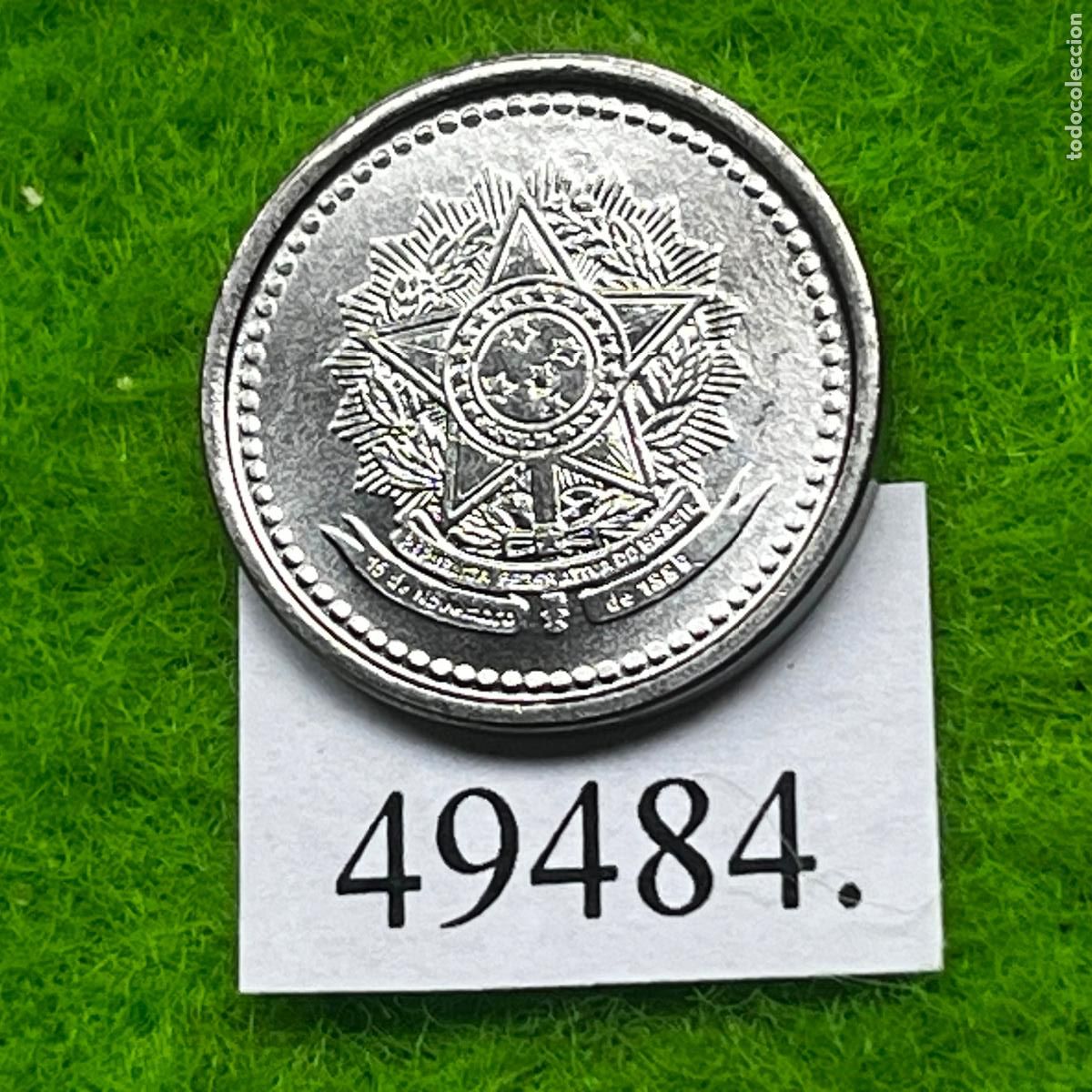 Monedas antiguas de Am&eacute;rica: Brasil 1 c&eacute;ntimo 1986 - Foto 2
