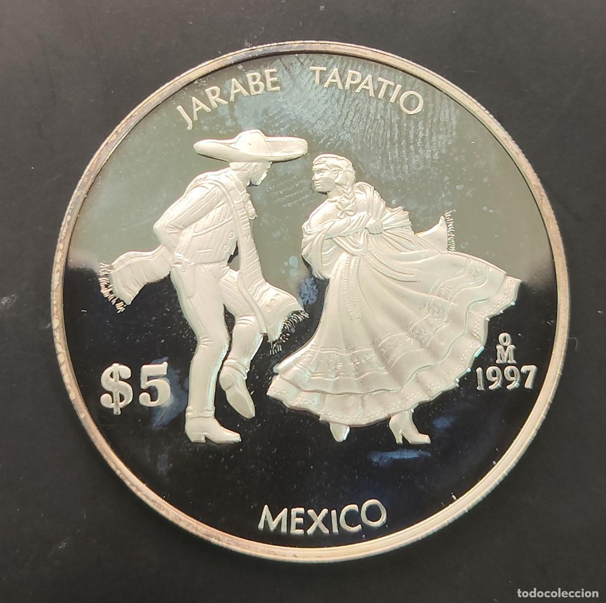Monedas antiguas de Am&eacute;rica: MEXICO A&Ntilde;O 1997 5 PESOS PLATA (925) &rdquo; III SERIE IBEROAMERICANA &rdquo;