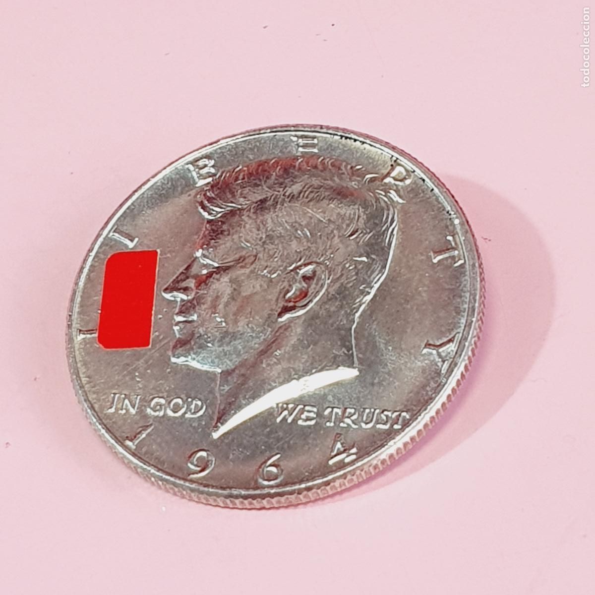 Monedas antiguas de Am&eacute;rica: MONEDA* U.S.A.-HALF DOLLAR-1964-PLATA 90%-EXCELENTE-VER FOTOGRAF&Iacute;AS.