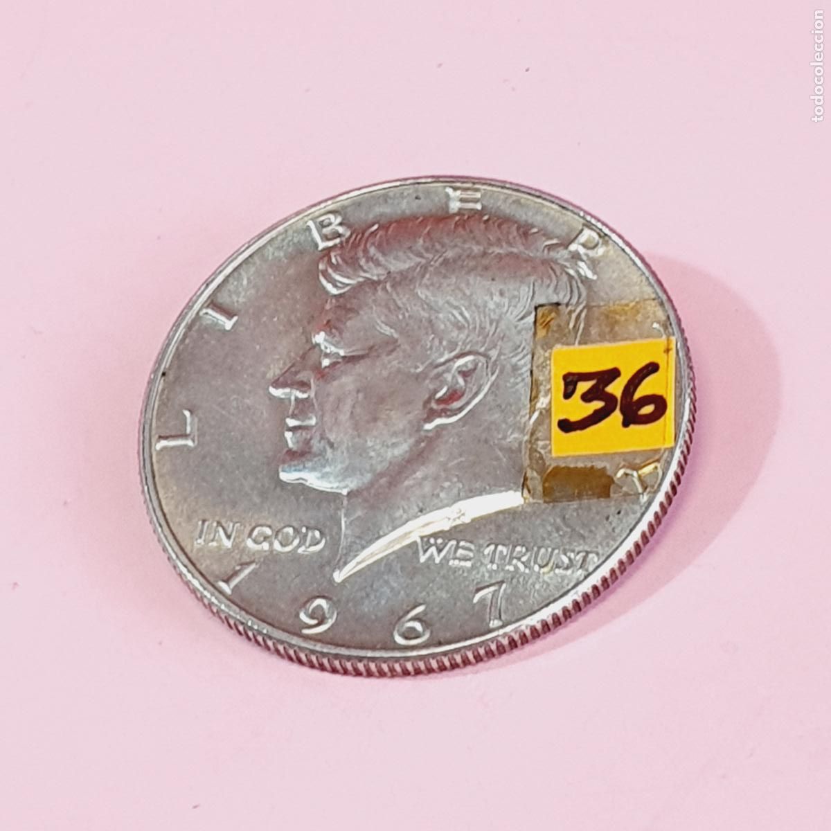Monedas antiguas de Am&eacute;rica: 36* MONEDA* U.S.A.-HALF DOLLAR-JOH F. KENNEDY-1967-PLATA 40%-EXCELENTE-VER FOTOGRAF&Iacute;AS.