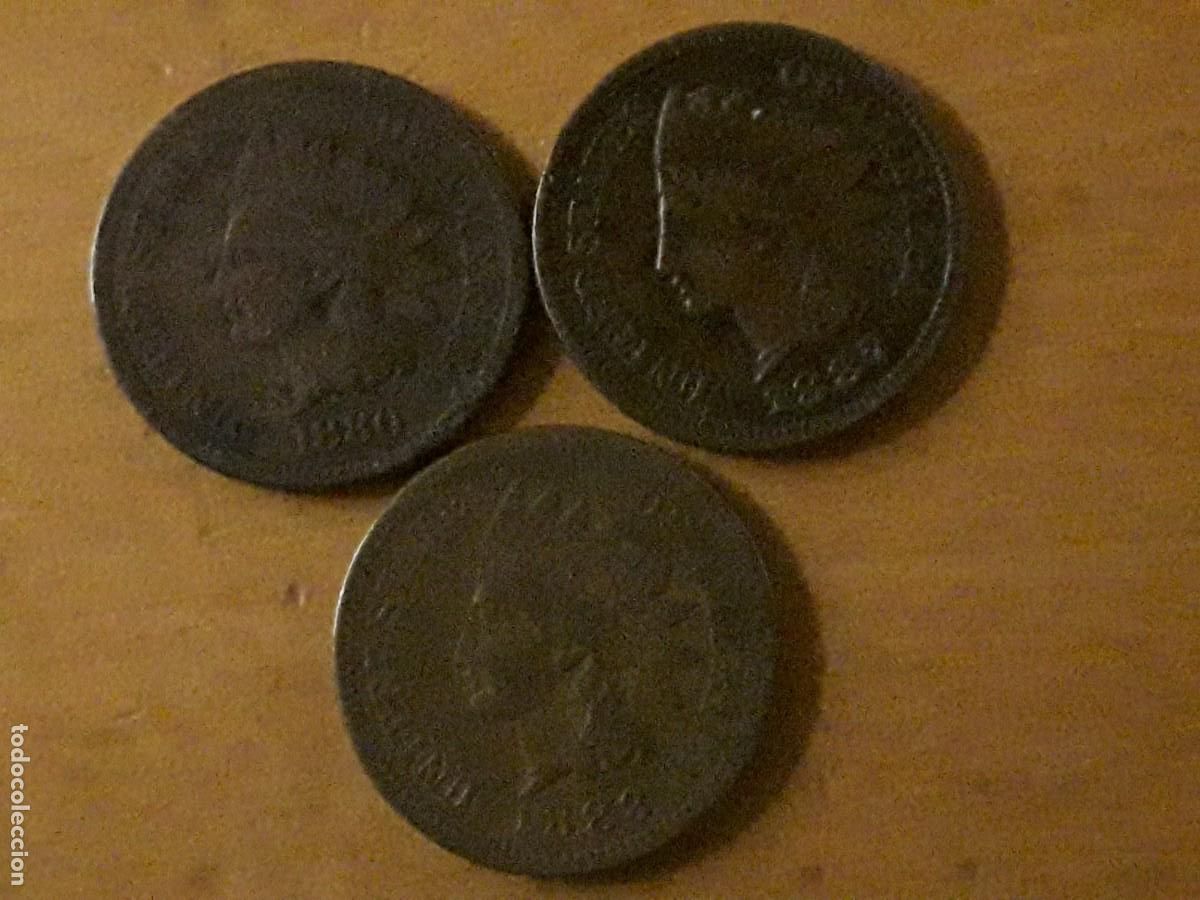 Alte M&uuml;nzen aus Amerika: ESTADOS UNIDOS - LOTE BONITOS 1 CENT / INDIAN HEAD CENT A&Ntilde;O 1882 + 1883 + 1887.