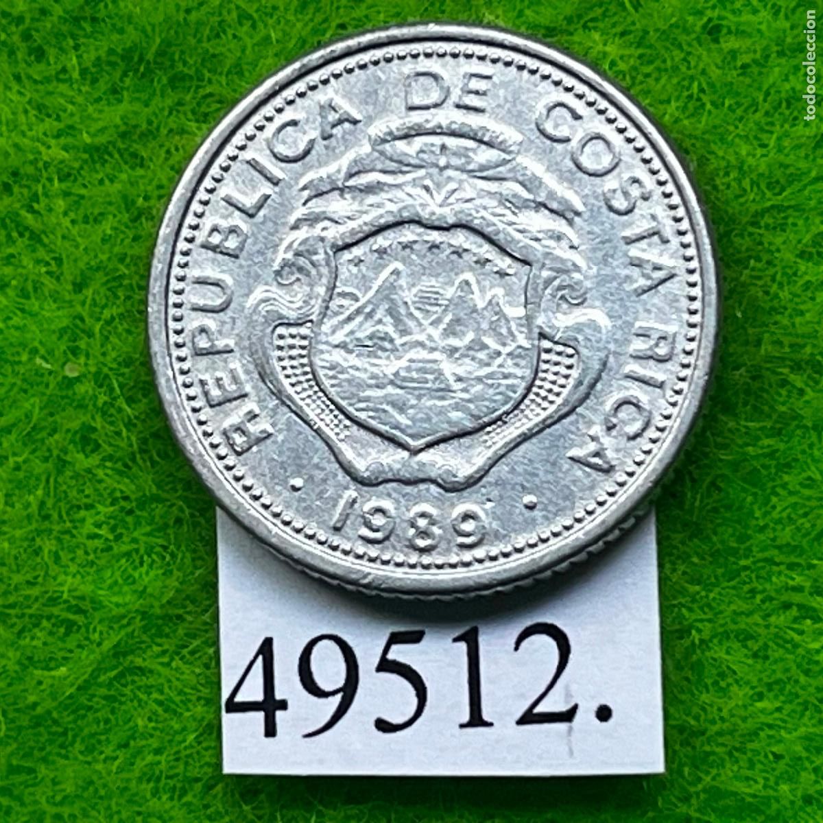 Monedas antiguas de Am&eacute;rica: Costa Rica 25 c&eacute;ntimos 1989