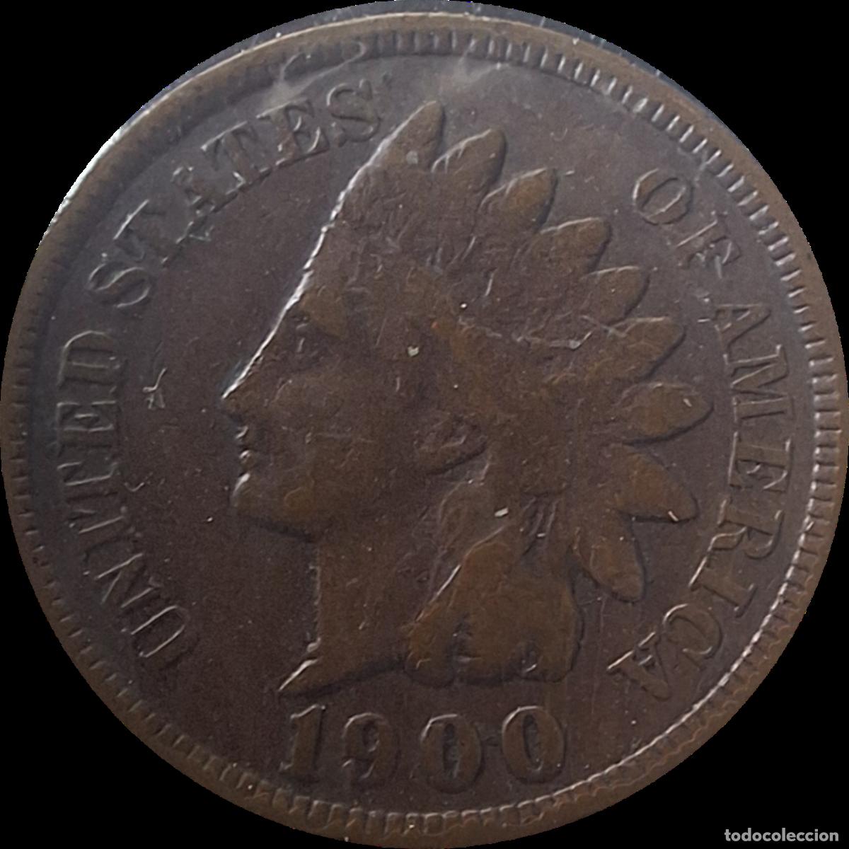 Old Coins of America: Estados Unidos. 1 centavo 1900