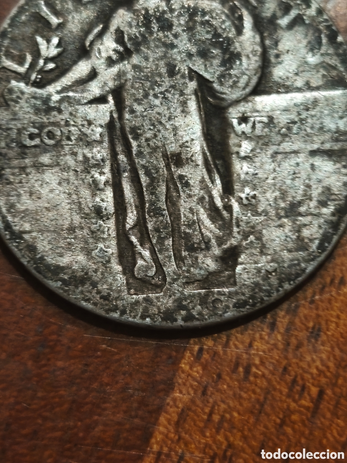 Monedas antiguas de Am&eacute;rica: Moneda de usa ,plata cuartos de d&oacute;lar ver im&aacute;genes sin limpiar ver imagenes