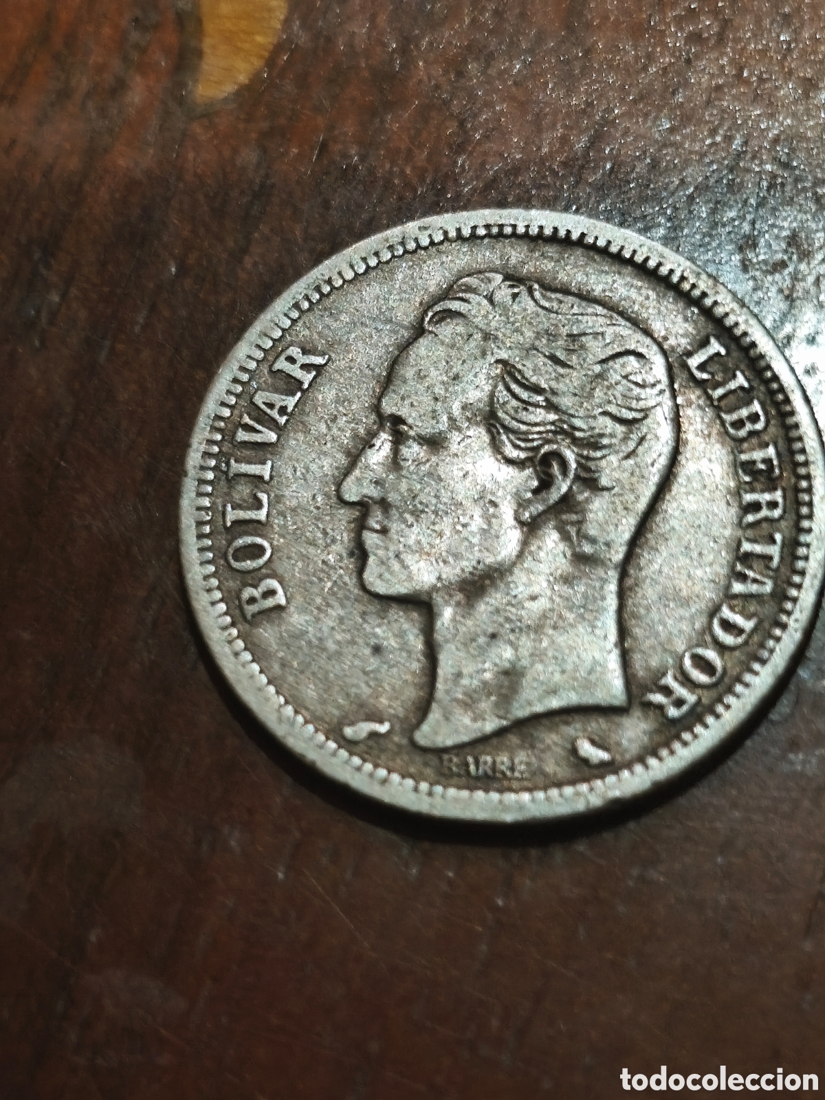 Monedas antiguas de Am&eacute;rica: Moneda de Venezuela de 1 bol&iacute;var de 1960 plata ver imagenes