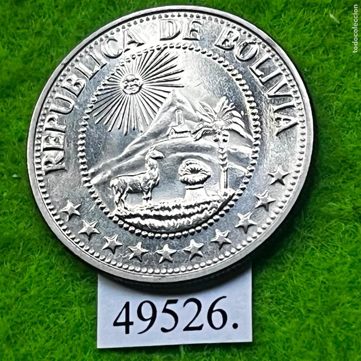 Monedas antiguas de Am&eacute;rica: Bolivia 1 peso Boliviano 1978