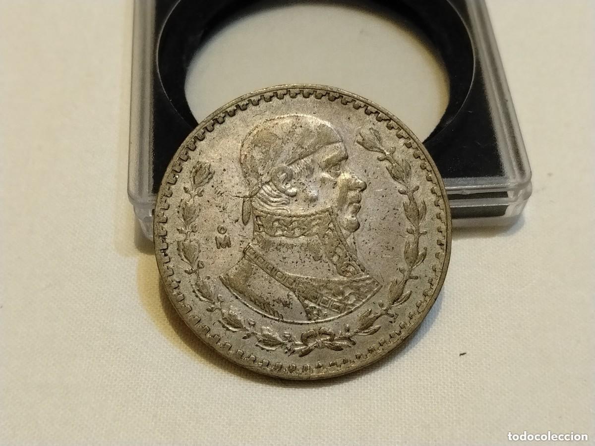 Monete antiche di America: Estados Unidos Mexicanos - M&eacute;xico 1 peso , A&Ntilde;O 1960 PLATA