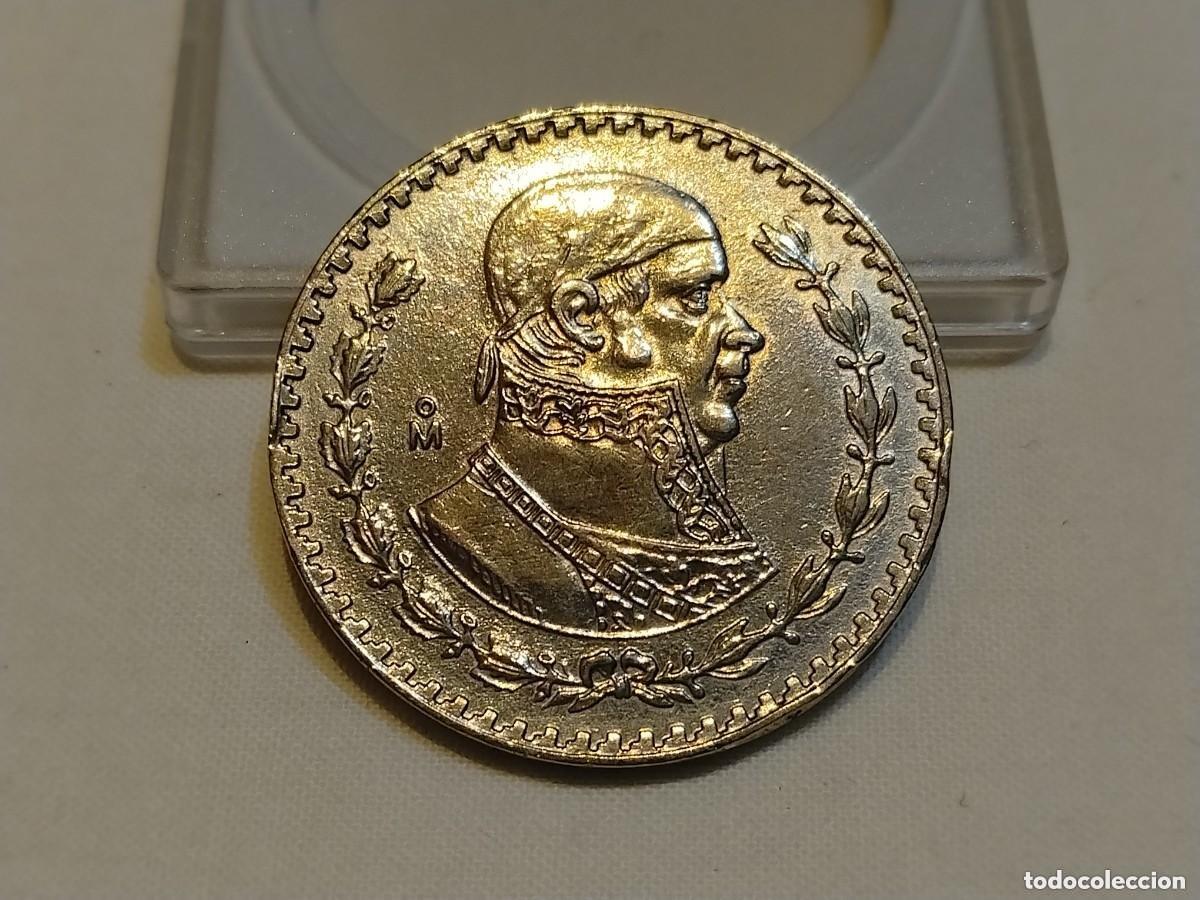 Monete antiche di America: Estados Unidos Mexicanos - M&eacute;xico 1 peso , A&Ntilde;O 1960 PLATA (SC)