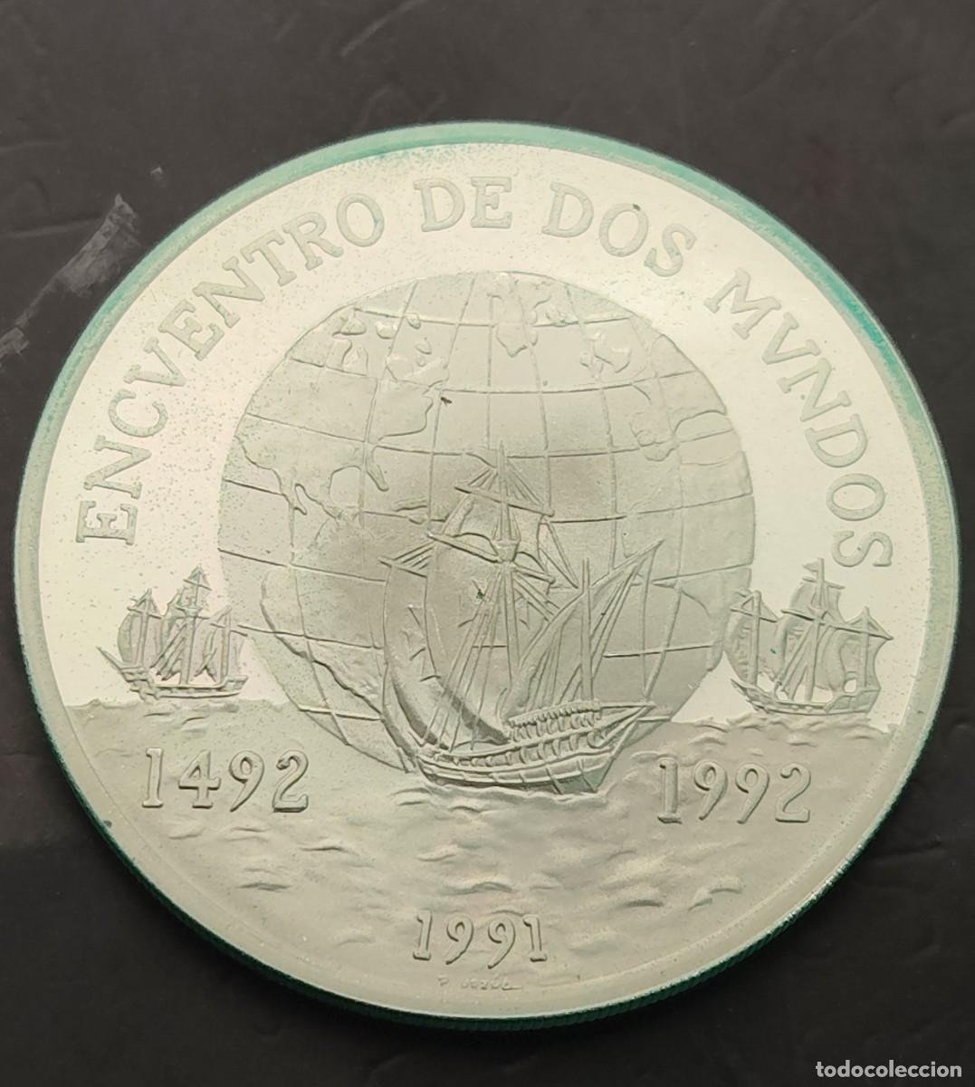 Monedas antiguas de Am&eacute;rica: CHILE A&Ntilde;O 1991 , 10.000 PESOS PLATA I SERIE IBEROAMERICANA