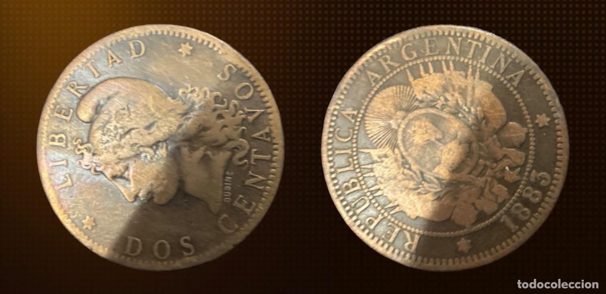 Monete antiche di America: Argentina 2 centavos &middot; 1883