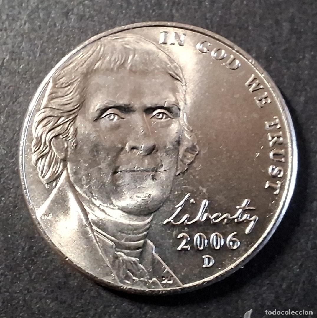 Monedas antiguas de Am&eacute;rica: USA 5 Centavos 2006 D KM 381 SC