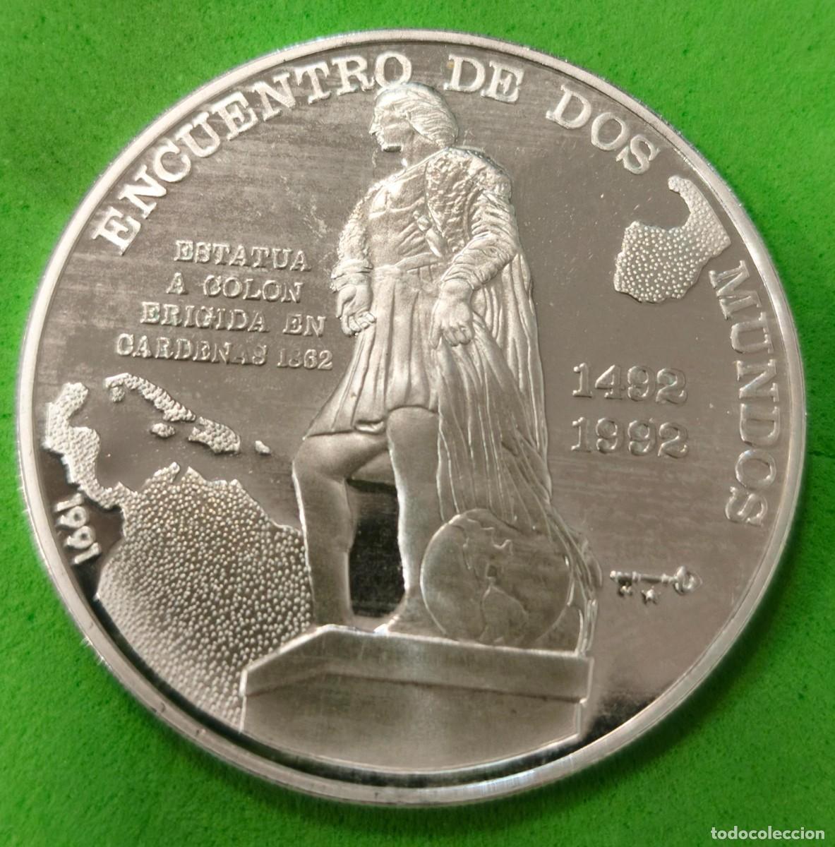 Monedas antiguas de Am&eacute;rica: CUBA. A&Ntilde;O 1991. 10 PESOS PLATA (925). PESO 27 GR