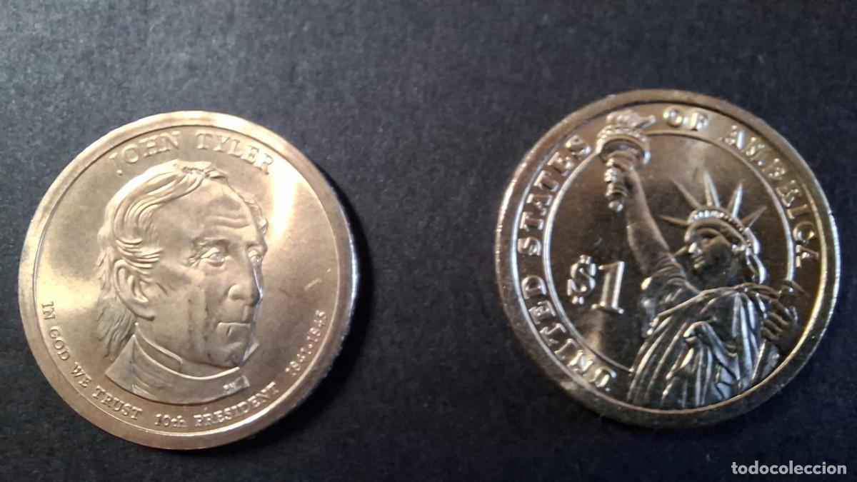Monedas antiguas de Am&eacute;rica: USA 1$ JOHN TYLER 2009 D KM 451