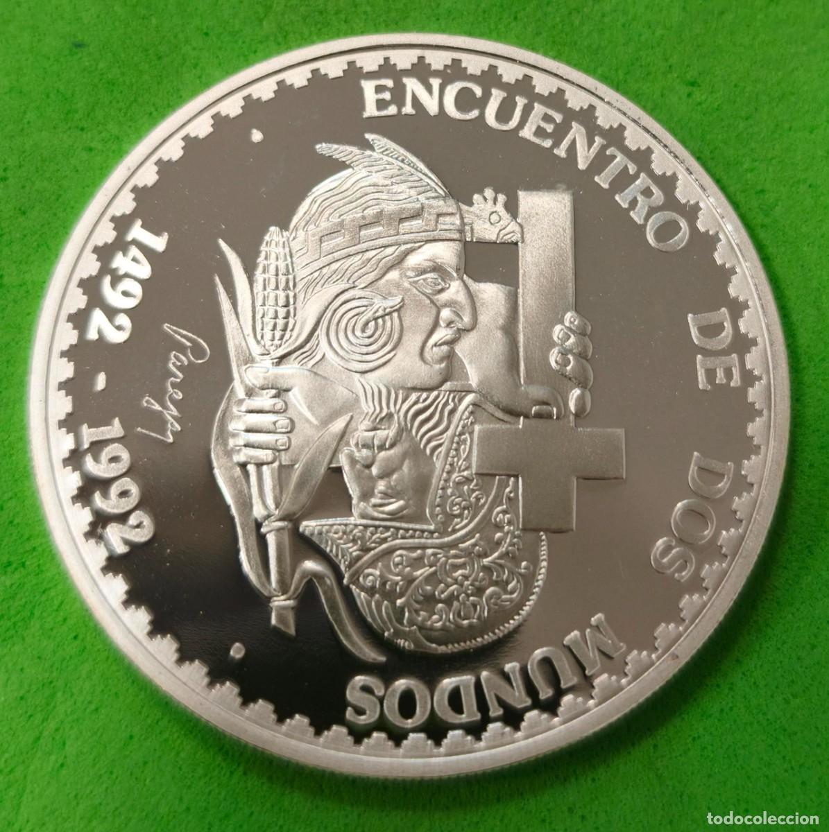 Monedas antiguas de Am&eacute;rica: PERU. A&Ntilde;O 1991. 1 SOL PLATA (925). PESO 27 GR