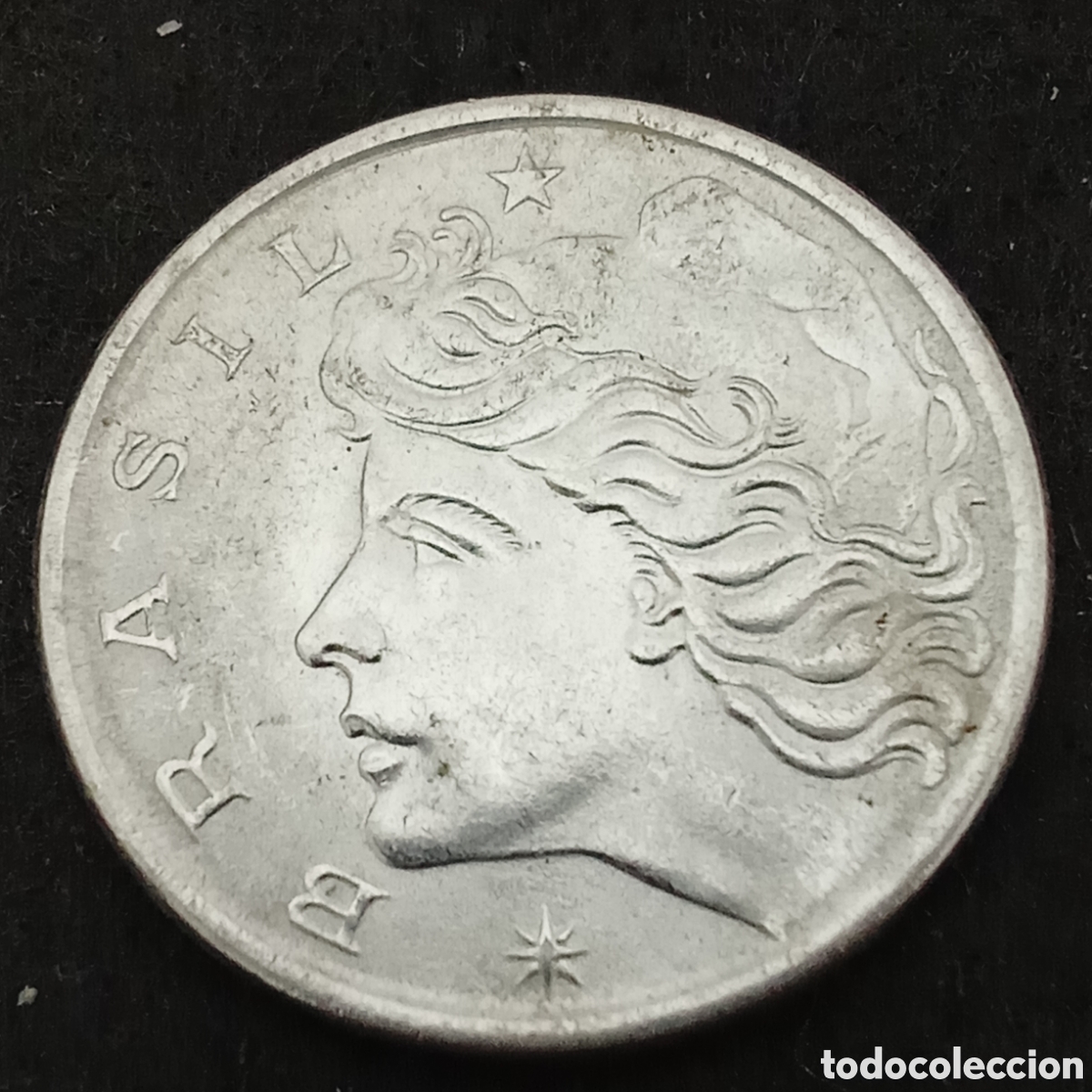 Monedas antiguas de Am&eacute;rica: Brasil 50 centavos a&ntilde;o 1976 - Foto 2