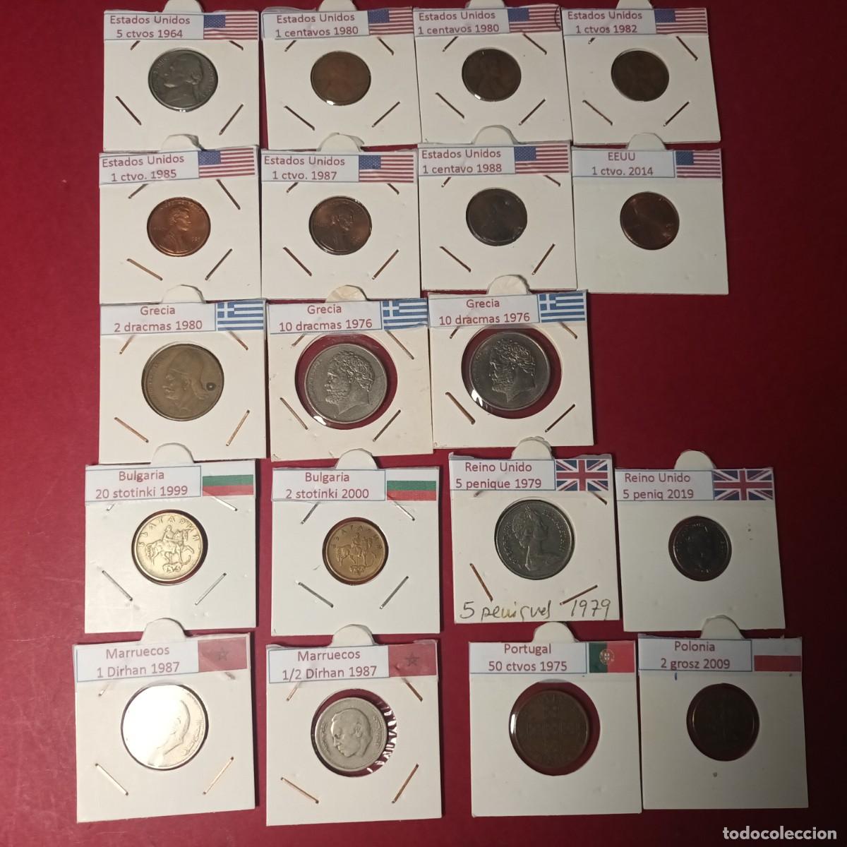 Alte M&uuml;nzen aus Amerika: Monedas varios paises mirar fotos. Lote MI - 64
